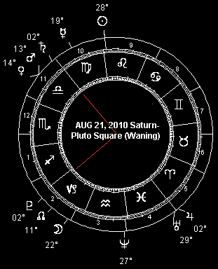 AUG 21, 2010 Saturn-Pluto Square (Waning)