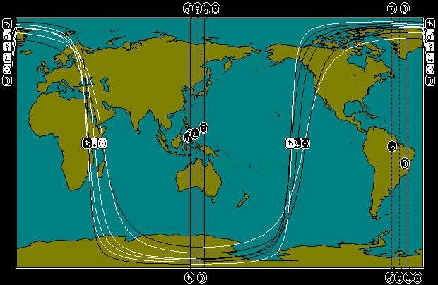 APR 18, 2011 SuperMoon Astro-Locality Map