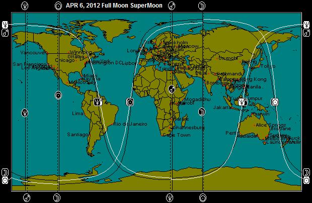 APR 6, 2012 SuperMoon Full Moon Astro-Map
