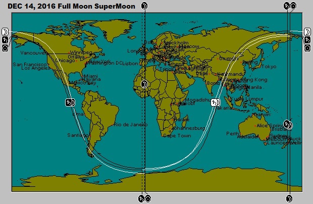 December 14 SuperMoon Full Moon
